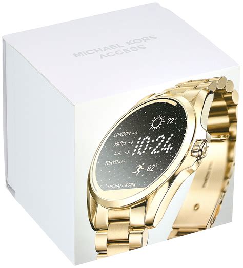 macys michael kors access women's smartwatch bradshaw gold-tone stainless steel|Michael Kors Access Unisex Gen 6 Bradshaw .